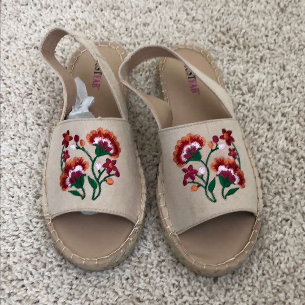 slip on sandals.